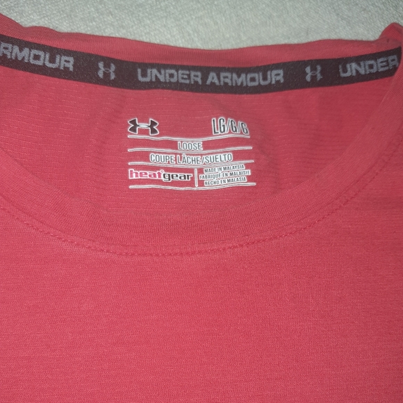 Under Armour T-shirt red size Large - Picture 3 of 3
